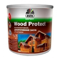 Декоративное средство Dufa Wood Protect 0,75 л белый Киев