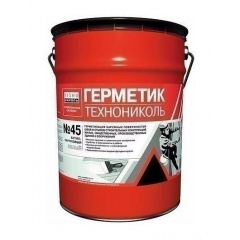 Герметик ТехноНИКОЛЬ №45 бутил-каучуковый 16 кг белый Житомир