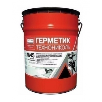 Герметик ТехноНИКОЛЬ №45 бутил-каучуковый 16 кг белый