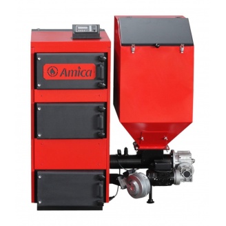 Твердопаливний котел з автоматичною подачею палива Amica Green Eko 100 100 кВт 2010х1680х1320 мм