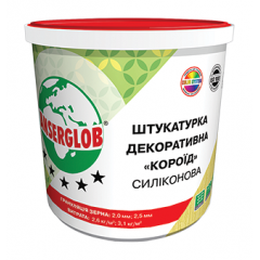 Штукатурка Anserglob силиконовая короед 2 мм 25 кг белый Киев