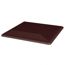 Ступень рельефная угловая структурная Paradyz Natural BROWN DURO 30x30 см