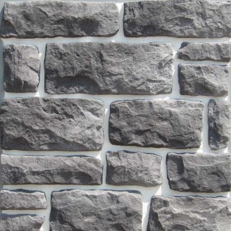 Фасадний камінь 175х50х60 мм сірий