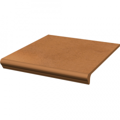Клинкерная плитка Paradyz AQUARIUS ступень с капиносом прямая структурная BROWN 30x33 см Киев