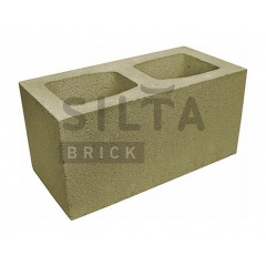Блок гладкий Силта-Брик Цветной 25-4 широкий 390х190х190 мм Винница