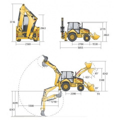 Оренда екскаватора Caterpillar 428 F Городок