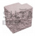 Напівблок декоративний Сілта-Брік Еліт 34-07 кутовий повнотілий 190х190х140 мм