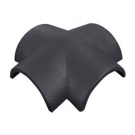 Соединитель четырех ребер ONDO GRAFITO 385х385 мм графит