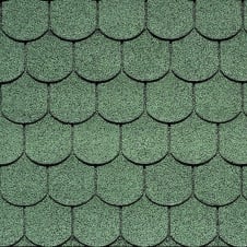 Битумная черепица IKO Superglass-Biber 336х1000 мм 04 Forest Green