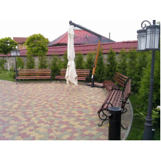 Лавка кована 9,1/200 Ручна робота XXI Століття з поручнями 2 м