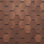 Битумная черепица NORDLAND Нордик 3х337х1000 мм коричневый с отливом Львов