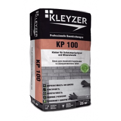Клеюча суміш KLEYZER KP-100 для приклеювання теплоізоляції 25 кг Вінниця