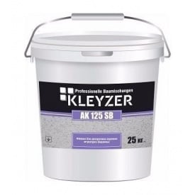 Декоративна штукатурка KLEYZER AK 125 SB акрилова короїд 25 кг білий
