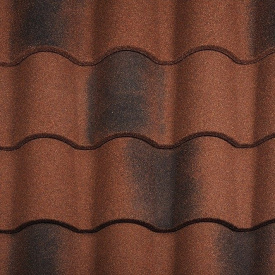 Композитна черепиця Metrotile Romana 1165x400 мм walnut