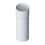 Труба водостічна з муфтою Альта-Профіль Стандарт 74 мм 3 м білий Дніпро