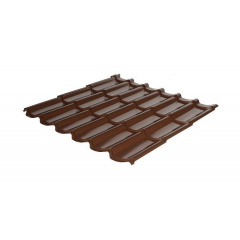 Металлочерепица RAUNI Standart 1180/1100 мм 0,45 мм MAT Polyester SeAH Steel (Корея) RAL 8017 Киев