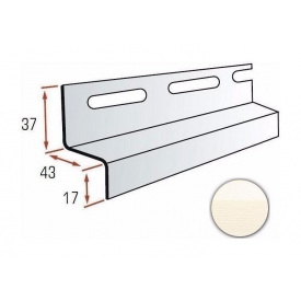 Планка навесная Альта-Профиль Alta-Siding 3660 мм кремовый
