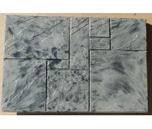 Комплект фасадной плитки Rocky Цокольная плита 10 мм серый