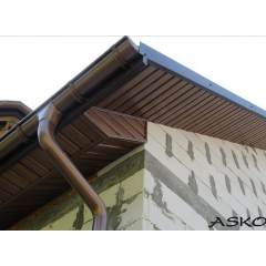 Панель софит ASKO без перфорации 3,5 м коричневая Конотоп