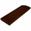 Коник для забору бетонний 285х680 мм коричневий Умань