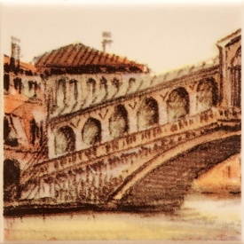 Плитка декоративная АТЕМ Parma Sity Bridge 1 B 7х100х100 мм