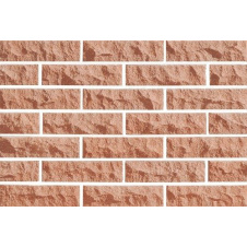 Фото - Цегла облицювальна ECOBRICK скеля рваний камінь 250x100x65 мм вишневий Цегла облицювальна ECOBRICK скеля рваний камінь 250x100x65 мм вишневий