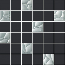 Фото - Мозаика Paradyz Esten Bianco/Grafit 298х298х10 мм Мозаика Paradyz Esten Bianco/Grafit 298х298х10 мм