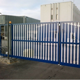 Розпашні ворота Alutech Comfort екструдований алюмінієвий профіль