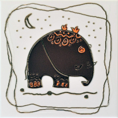 Плитка декоративная АТЕМ Orly Elephant M 200х200 мм Чернигов