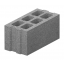 Блок бетонный Золотой Мандарин М-75 40.20.20 390х190х190 мм Днепр