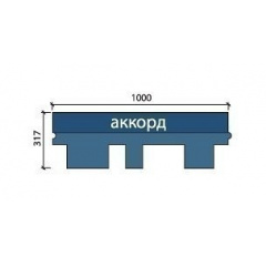Битумная черепица Shinglas Ультра Фокстрот 3,3х317х1000 мм Миндаль Краматорск