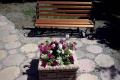 Бетонна квіткарка Роза 550x550x365 мм сірий