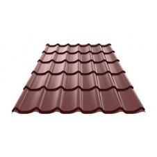 Металлочерепица Ruukki RanTech M 39 P polyester шоколадный