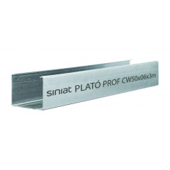 Профиль SINIAT PLATO Prof CW металлический 75x3000x0,55 мм Сумы