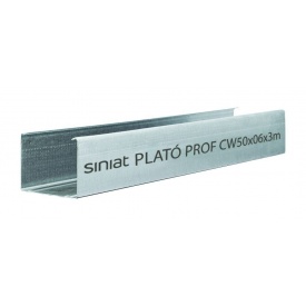 Профиль SINIAT PLATO Prof CW металлический 100x3000x0,55 мм