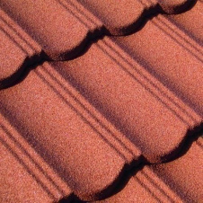 Композитная черепица Gerard Heritage 1250x367 мм rosso