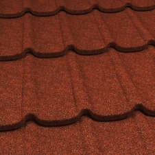 Фото - Композитная черепица Gerard Diamant 1260х400 мм redwood Композитная черепица Gerard Diamant 1260х400 мм redwood