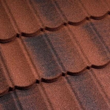 Фото - Композитная черепица Metrotile 1330x410 мм victorian red Композитная черепица Metrotile 1330x410 мм victorian red