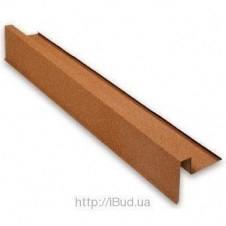 Торцевая планка левая Metrotile 1355x185 мм красная