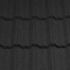 Композитная черепица Metrotile Classic 1300x410 мм Coal Black