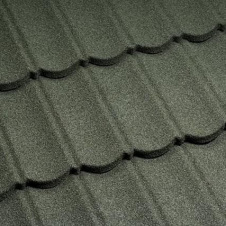 Фото - Композитная черепица Metrotile 1330x410 мм mossgreen Композитная черепица Metrotile 1330x410 мм mossgreen