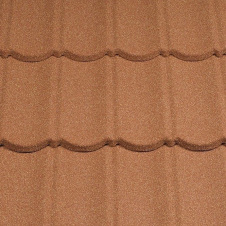 Фото - Композитная черепица Metrotile 1330x410 мм terra-cotta Композитная черепица Metrotile 1330x410 мм terra-cotta