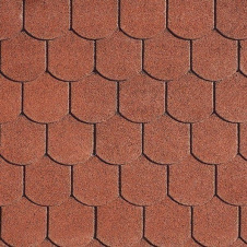 Фото - Бітумна черепиця IKO Number One™ Beaver 336х1000 мм 10 Tile Red Бітумна черепиця IKO Number One™ Beaver 336х1000 мм 10 Tile Red
