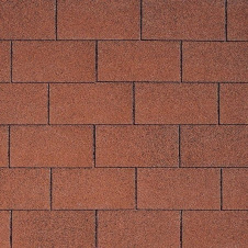 Фото - Битумная черепица IKO Superglass 336х1000 мм 10 Tile Red Битумная черепица IKO Superglass 336х1000 мм 10 Tile Red