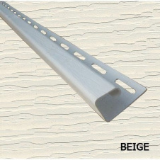 Фото - Планка боковая J 1/2 Royal Europa beige 3810 мм Планка боковая J 1/2 Royal Europa beige 3810 мм