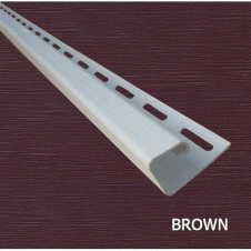 Фото - Планка боковая J 1/2 Royal Europa brown 3810 мм Планка боковая J 1/2 Royal Europa brown 3810 мм