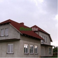 Композитна черепиця Metrotile 1330x410 мм red Городок