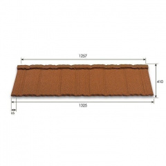 Композитна черепиця Metrotile Shake 1325x415 мм Mossgreen Бердичів