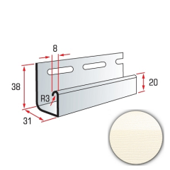 Планка J-trim Альта-Профиль Alta-Siding 3660 мм кремовый Переяслав-Хмельницкий