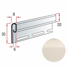 Планка фінішна Альта-Профіль Alta-Siding 3660 мм бежевий Лозова